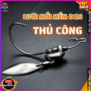  Lưỡi câu lure mồi mềm Thủ công ĐCN 4-5cm chống vướng tốt mua 2 lưỡi tặng 1 NFF 