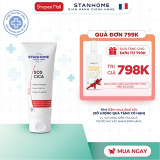 [Date 3/2026] Kem dưỡng ẩm phục hồi da tổn thương Stanhome Sos Cica giảm khô ngứa mẫn đỏ mụn nước cho da nhạy cảm