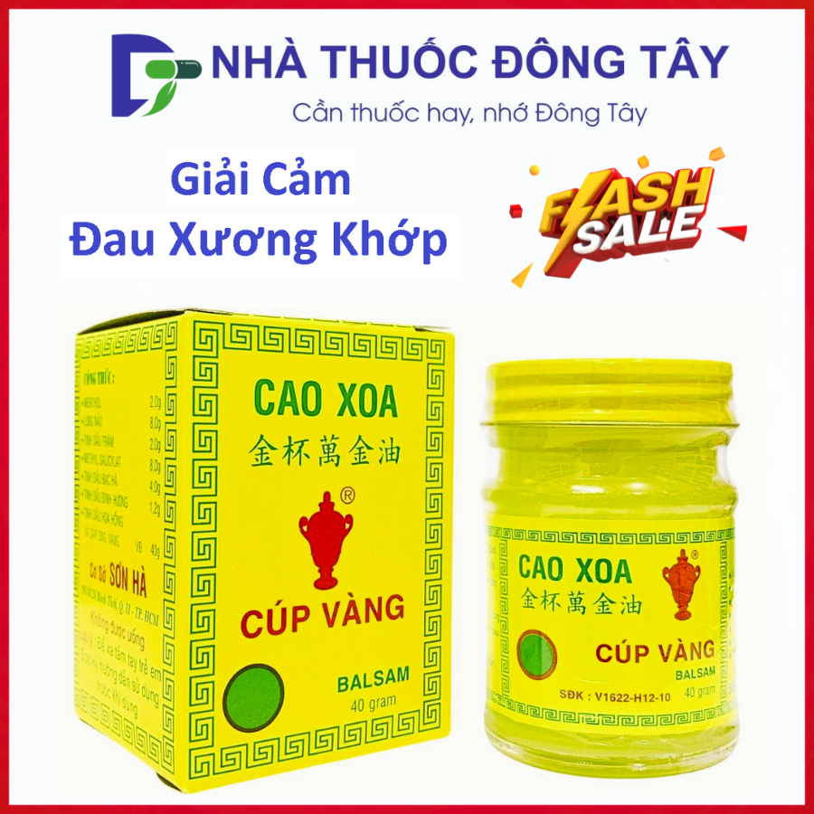   Combo 2 Lọ  Cao Xoa Bóp Xương Khớp   Cao Xoa Cúp Vàng   Dầu Cù Là Giúp Giảm Đau Nhức Xương Khớp Giải Cảm - Nhà Thuốc 
