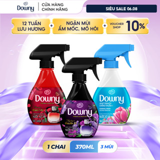 Xịt Vải DOWNY Khử Mùi Và Chống Khuẩn 99.9% Hương Nắng Mai/ Huyền Bí/ Đam Mê Chai 370ml