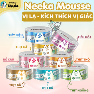 [ Combo sỉ 100 Lon ] Pate NEEKA 85g Dạng Sốt Thịt,  Dạng Gravy Vị Gà Mix Rau Củ __