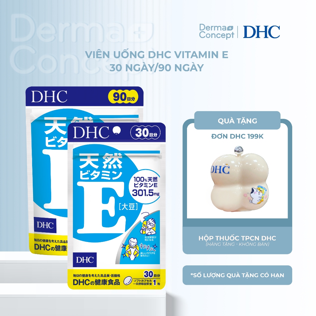 Viên uống DHC Vitamin E 30 ngày/90 ngày
