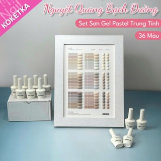  Set Sơn Gel Rabia 36 Màu Pastel Trung Tính 🌕 Nguyệt Quang Bạch Đường | Phong cách Minimalist 