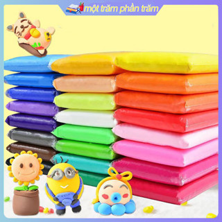  《Bán sỉ》120 240 gói đất sét tự khô an toàn nặn hình cao cấp siêu nhẹ dành cho bé làm butter slime trang trí kho gia gốc 