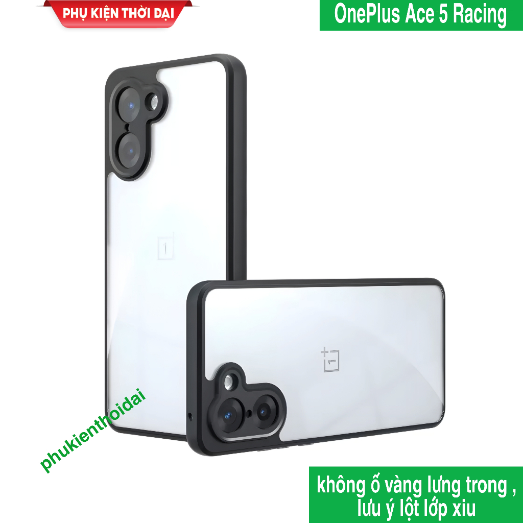Ốp lưng OnePlus Ace 5 Racing / Ace 5 Ultra thể thao lưng trong viền dẻo chống sốc