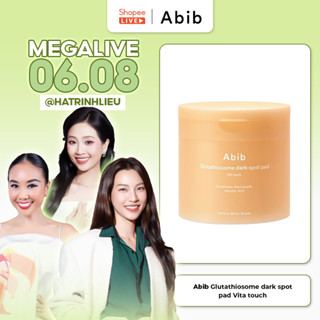 [KOL] Toner pad dưỡng sáng, mờ thâm Abib Glutathiosome Dark Spot Pad Vita Touch 60 miếng