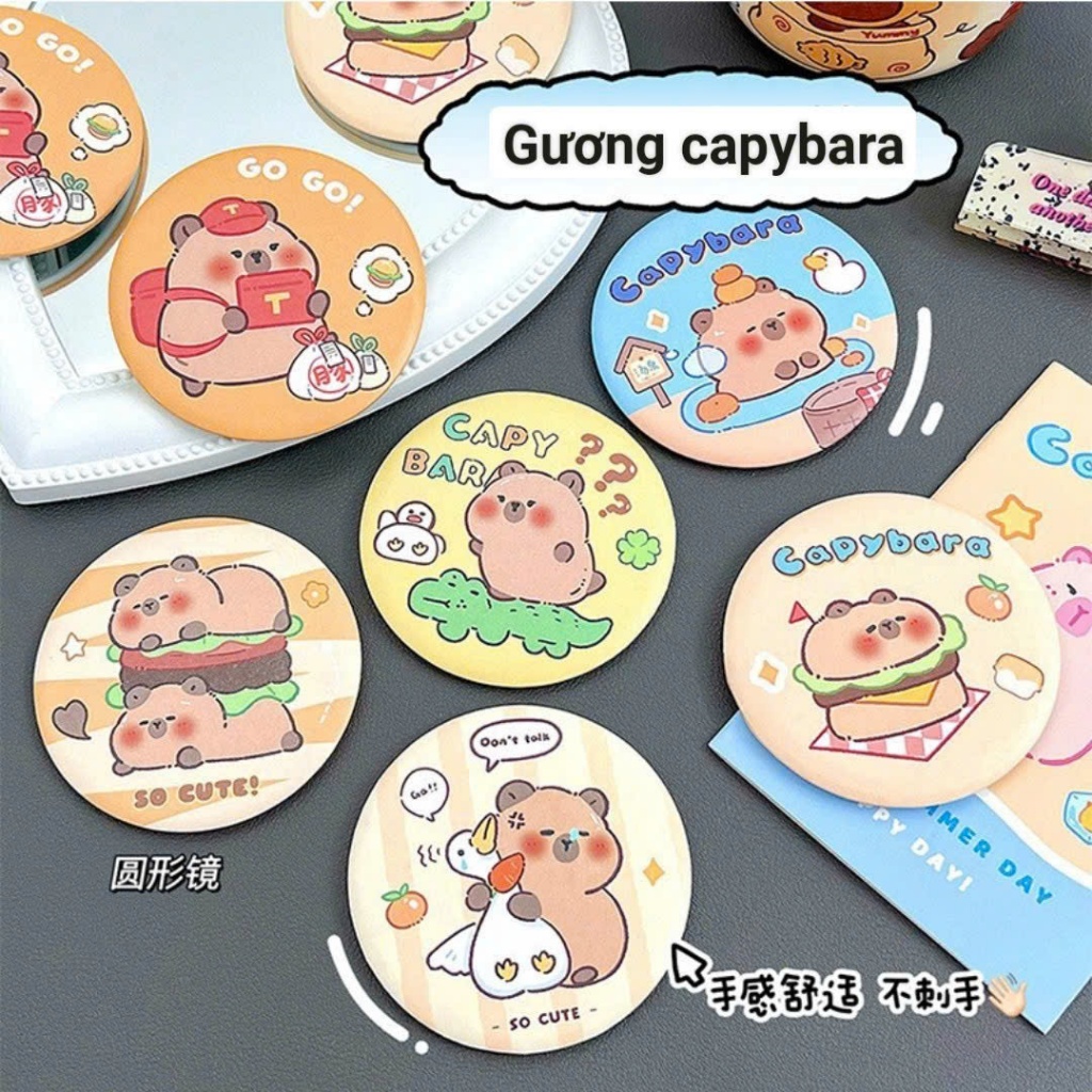 Gương Mini Dễ Thương (Đọc Kỹ Mô Tả)
