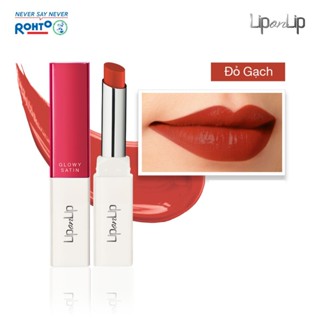 Son thỏi dưỡng môi trang điểm chất son satin Lip On Lip Glowy Satin 2.2g
