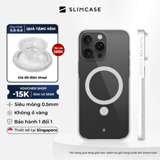 Ốp lưng iPhone 16 series trong suốt SLIMCASE UNIQUE 3 - Không ố vàng, siêu mỏng, bảo hành 2 năm
