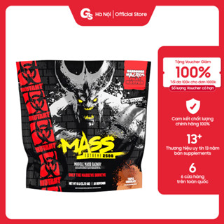 Sữa tăng cân nhanh Mutant Mass Extreme 2500, 12Lbs (5.45kg) bổ sung men tiêu hóa dễ hấp thu Gymstore