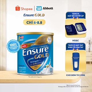 Sữa bột Ensure Gold Abbott hương vani ít ngọt 380g