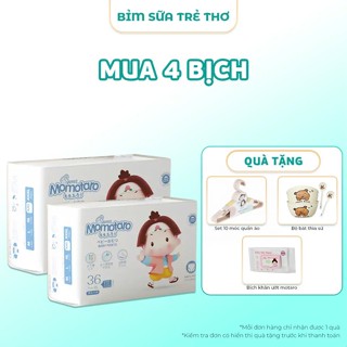 [Combo 4 Bịch Tặng Quà] Tã Bỉm Momotaro Chính Hãng, Bỉm Dán/Quần Full Size Cho Bé