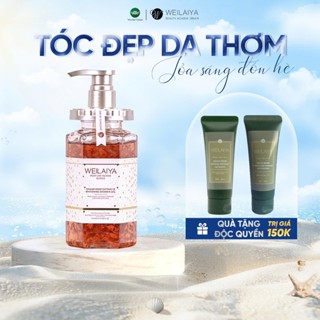 Sữa tắm trắng da cánh hoa hồng Damask Weilaiya Grand Rose Extracts Whitening Shower Gel 450ml