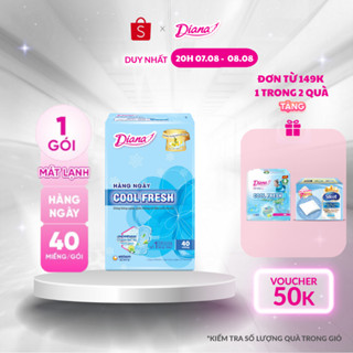 Băng vệ sinh Diana hàng ngày Sensi Cool Fresh 40 miếng/gói