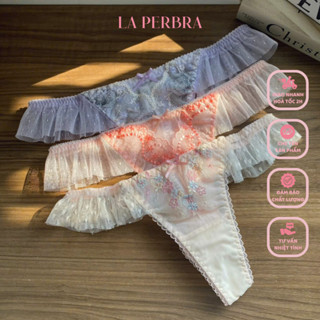 Quần lót ren nữ gợi cảm EIRLYS thiết kế LA PERBRA quần lót bèo dễ thương sexy lọt khe - Quần Eirlys