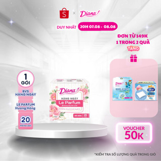 [MỚI RA MẮT] Băng vệ sinh Diana hằng ngày Le Parfum hương mộc hồng Anh Quốc quyến rũ 20 miếng