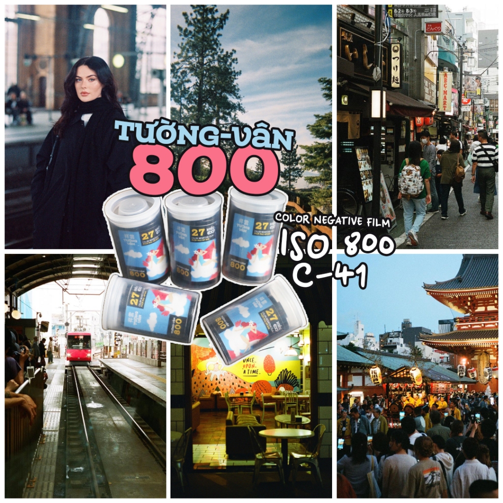 [HỎA TỐC HCM] Phim chụp ảnh TƯỜNG VÂN 800 Kodak Daylight FunSaver 800 (27 Kiểu) - ISO 800, Film 35mm