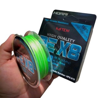  Dây PE HORAI X8 chuyên câu lure  câu ngâm  lăng xê cuộn 100m 