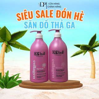 Dầu gội xả TEPI HE 1000ml chính hãng thơm hương nước hoa dưỡng sâu, phục hồi tóc hư tổn