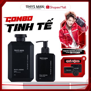 Combo Sữa tắm gội nam 3in1 350ml & Dung dịch vệ sinh nam 120ml RHYS MAN