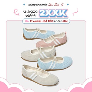 [ SẴN - NHẬN ĐƠN HOẢ TỐC ] Giày bata quai chun phong cách dễ thương Hàn Quốc, đế cao 2cm chất liệu da lộn siêu đẹp - K17