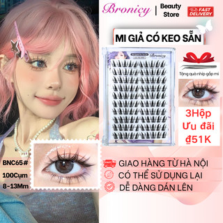 Mi Hướng Dương Có Keo Sẵn Bronicy Tự Nhiên Đôi Mắt To Mi Giả Tự Dính Hộp To