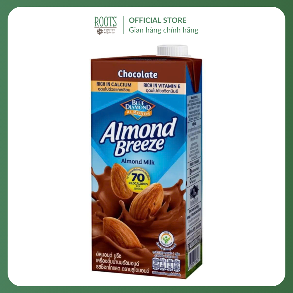 (Ship hỏa tốc) BLUE DIAMOND ALMONDS - Sữa Hạnh Nhân Socola, Almond Breeze, Almond Milk, Chocolate (9
