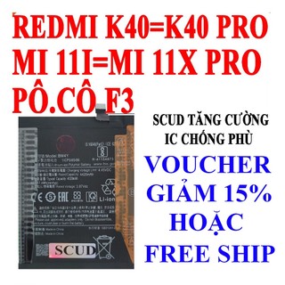 Pin Scud cho Xiaomi Redmi K40 Redmi K40 Pro Poco F3 Mi 11i Mi 11X Pro BM4Y - 4520mAh 