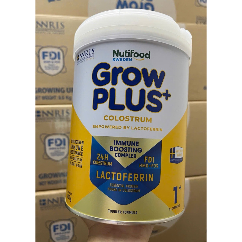 Sữa bột Nutifood Sweden GrowPLUS+ Colostrum Lactoferrin 800g