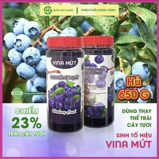 [Sinh tố hũ 650g] Sinh tố Vina Mứt dùng pha chế trà, trà sữa, làm kem, bánh, ya ua, sữa chua, soda,...