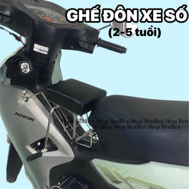 Ghế Đôn ngồi xe Số: Wave,Dream,Sirius…Dành cho bé trên 2 tuổi