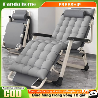 Panda giường gấp gọn ghế ngủ văn phòng gấp gọn có gối đầu khung hợp kim chịu lực cao cấp Có thể chịu được 200KG