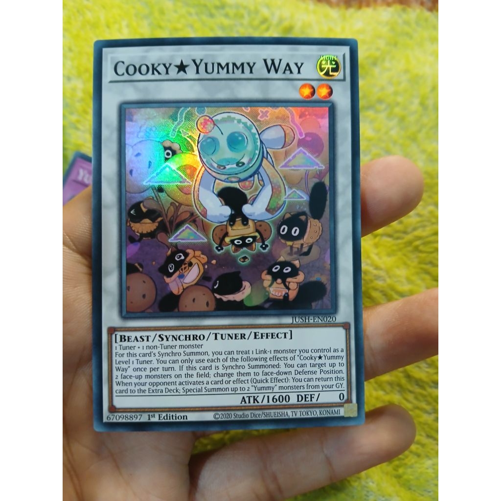 [Yugioh Biên Hòa Store] 1 lá thẻ bài CookyYummy Way - JUSH-EN020 - 1st Edition