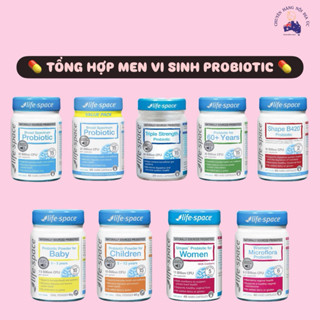 Men Vi Sinh Pr..obi..o.tic Úc Cho Người Lớn, Trẻ Em, Người Cao Tuổi, Phụ Nữ - Hỗ Trợ Tiêu Hoá, Vùng Kín, Cân Nặng