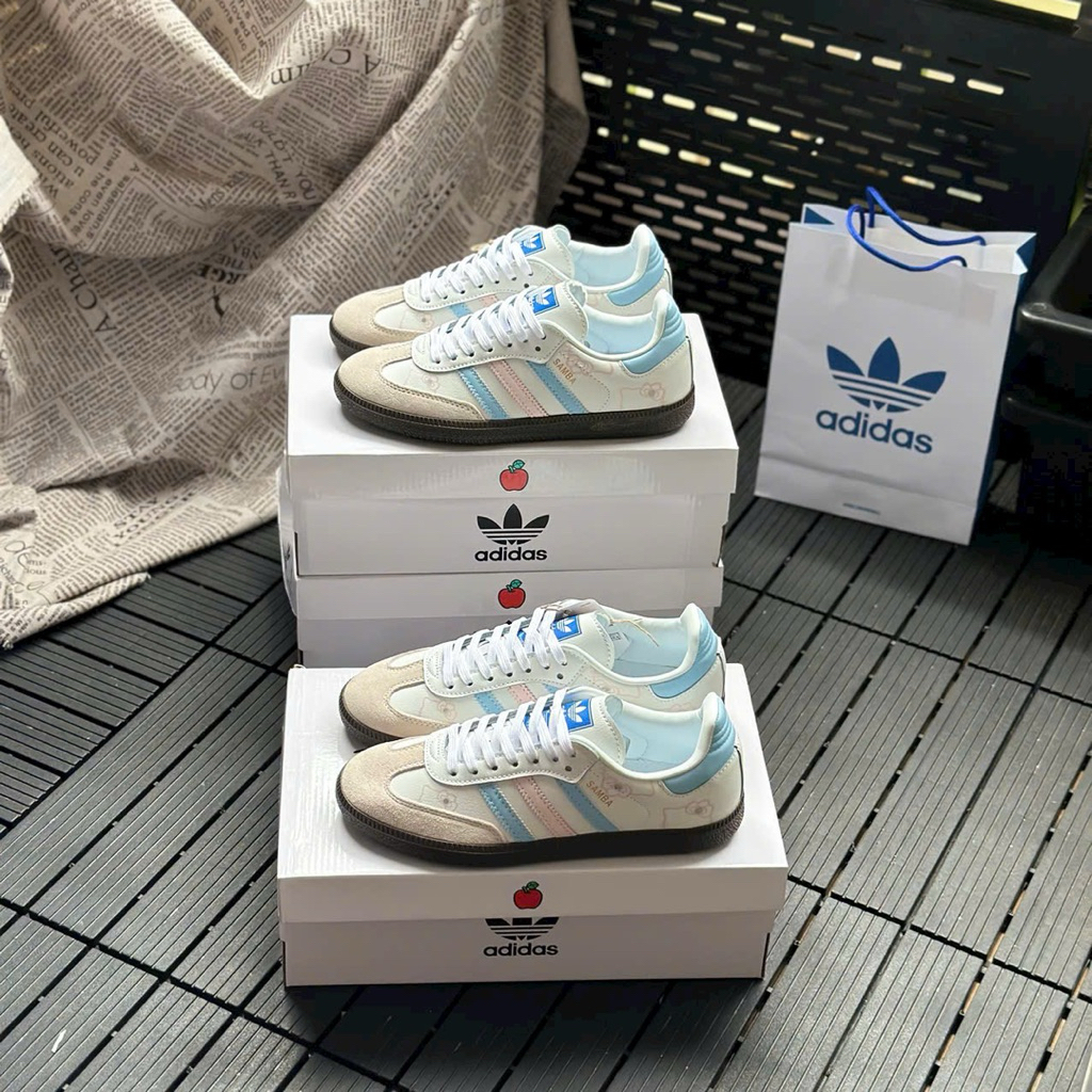 Giày Thể Thao Adidas Samba x Hello Kitty Blue  Size 36-40,giày Adidas Samba