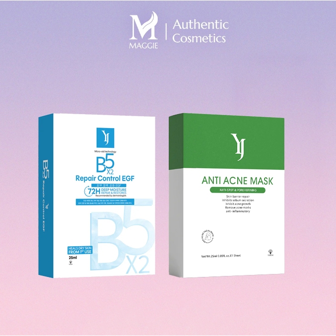 Mặt Nạ Yuejin B5 Repair Control EGF Cấp Ẩm Phục Hồi Da/ Mặt nạ Anti Acne Mask Yuejin giảm mụn