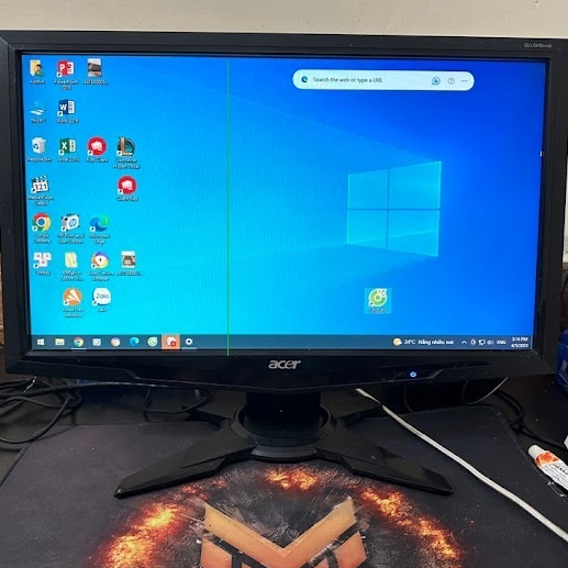 Màn hình 17- 27in bị kẻ/nám/mực/hở sáng như hình dùng tốt