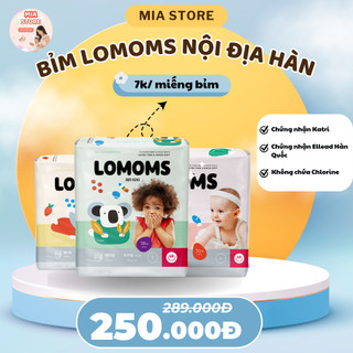  Combo 4 Tã Bỉm ngày Lomoms Air Kiki SIÊU MỎNG - MỀM MẠI - Nội địa Hàn Quốc cho bé 