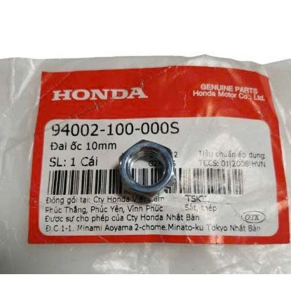 Đai ốc Honda 10Mm xài nhiều loại xe