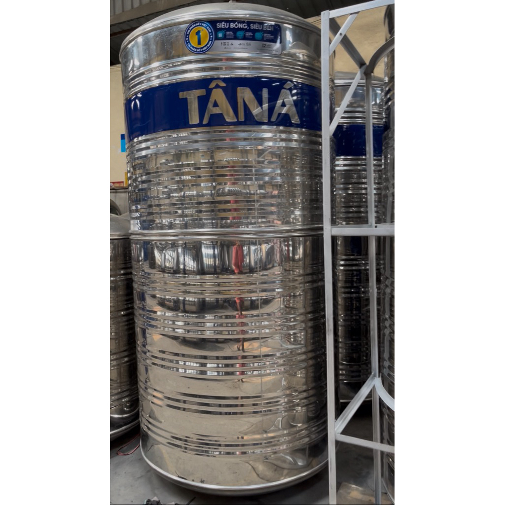 Bồn nước inox Tân Á đứng  300L,500L,700L,1000L, bảo hành 15 năm