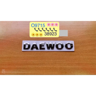 logo chữ DAEWOO MATIZ dán đuôi xe