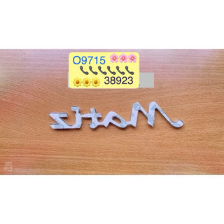 logo chữ DAEWOO MATIZ dán đuôi xe