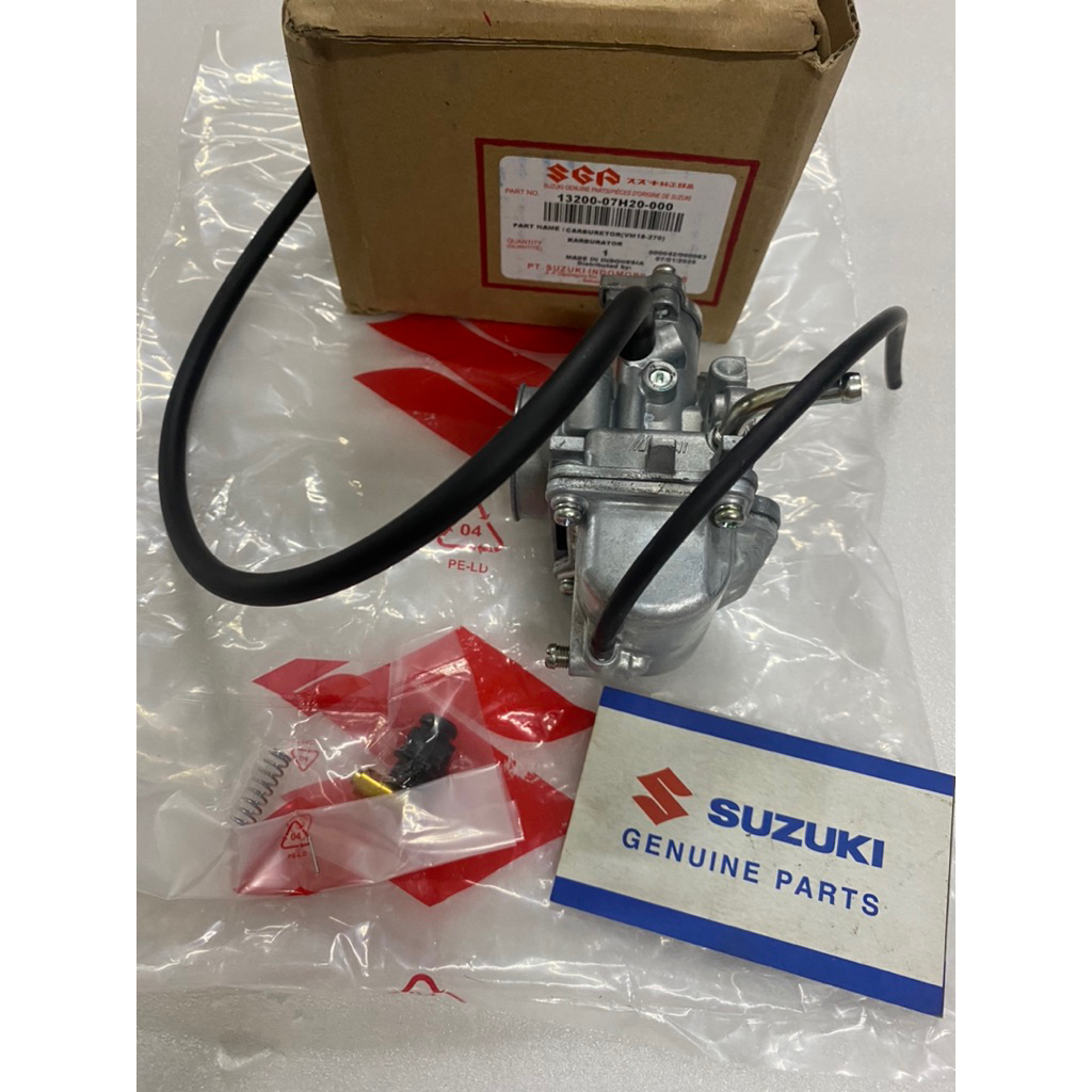 bình xăng con bộ chế hoà khí smash revo 110 suzuki chính hãng indonesia