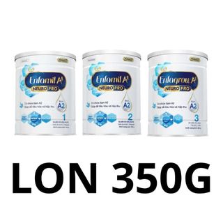  Sữa Bột Mead Johnson Enfamil A2 Neuropro Số 1 2 - Enfagrow A2 Neuropro Số  3 – Hộp 350g Màu Trắng 