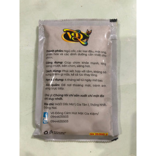 5gói Cám HẠT - DƯỠNG Hút mật Gia Kiệm -100g (Võ Đông)