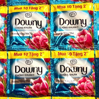 [Dây 10 gói] Nước xả vải Downy nhiều màu