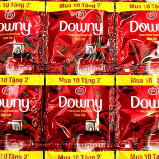 [Dây 10 gói] Nước xả vải Downy nhiều màu