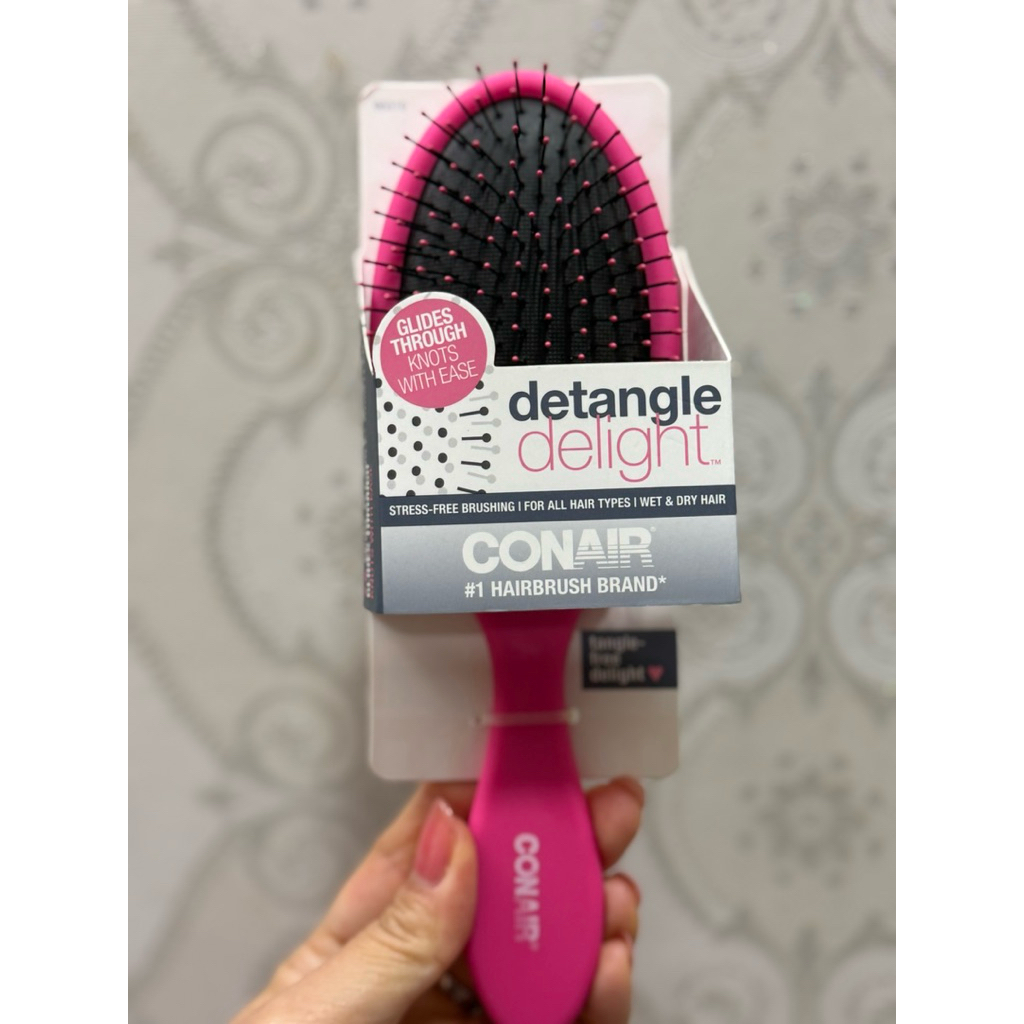 Lược gỡ rối tóc CONAIR, dành cho tóc ướt, tóc khô và mọi loại tóc, lược gỡ rối dành cho nữ