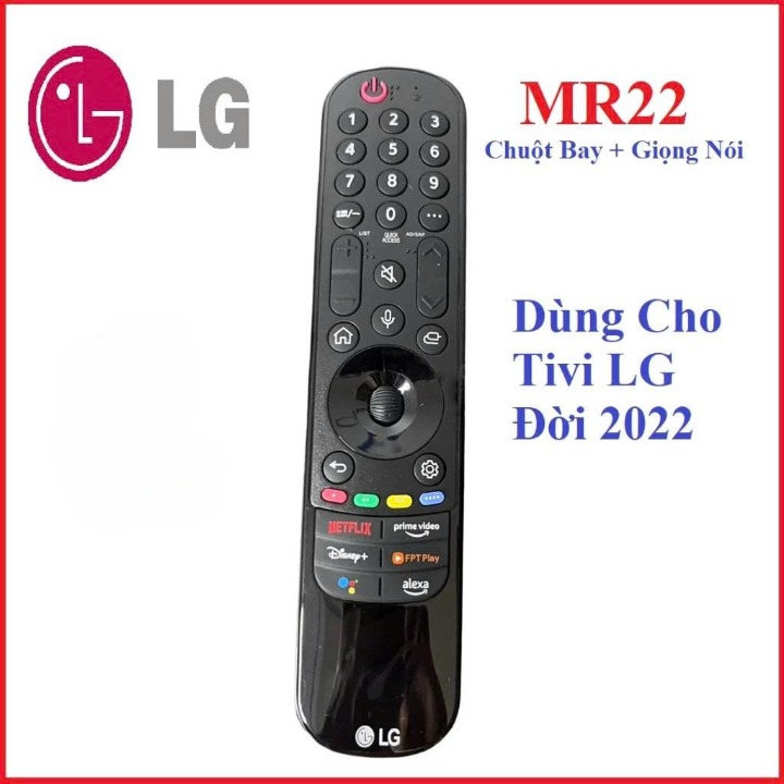 Remote điều khiển tivi LG MR22 Giọng nói - Chuột bay, điều khiển TV LG SMART  - ĐTTL