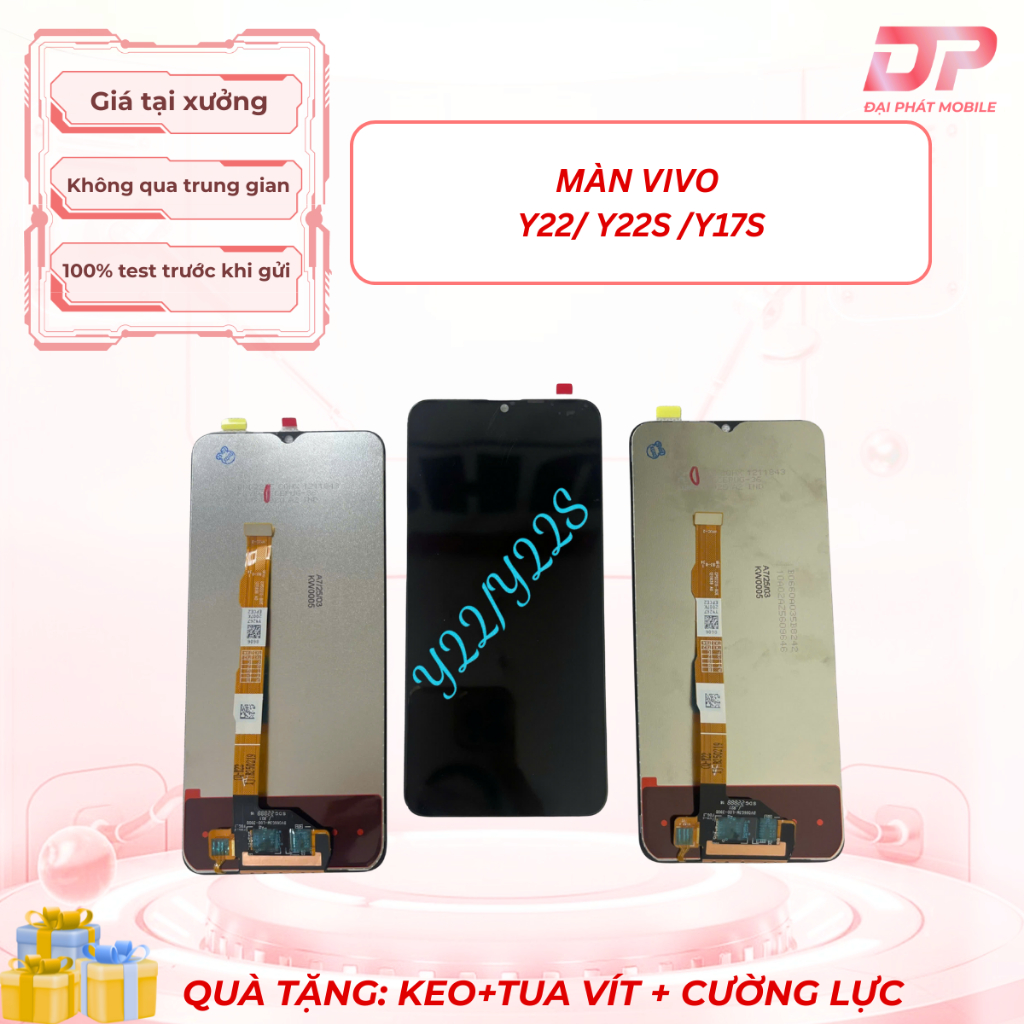 📱Màn hình Vivo Y22 Y22S Y17S | Full cảm ứng | Hiển thị sáng | Tặng quà 🎁